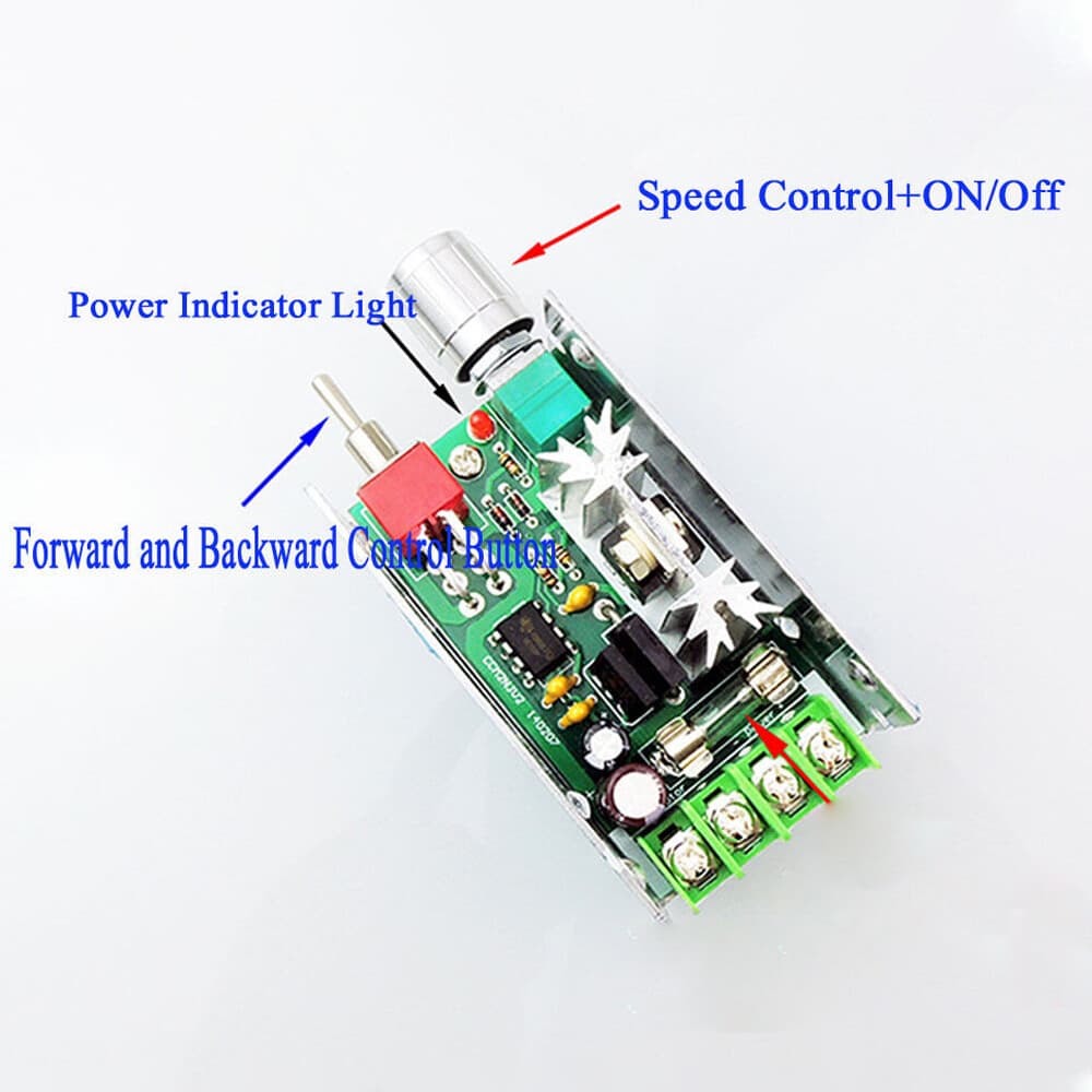 3X DC Motor Speed Controller Reversible PWM Reversing Control Switch 12/24V 40V 4