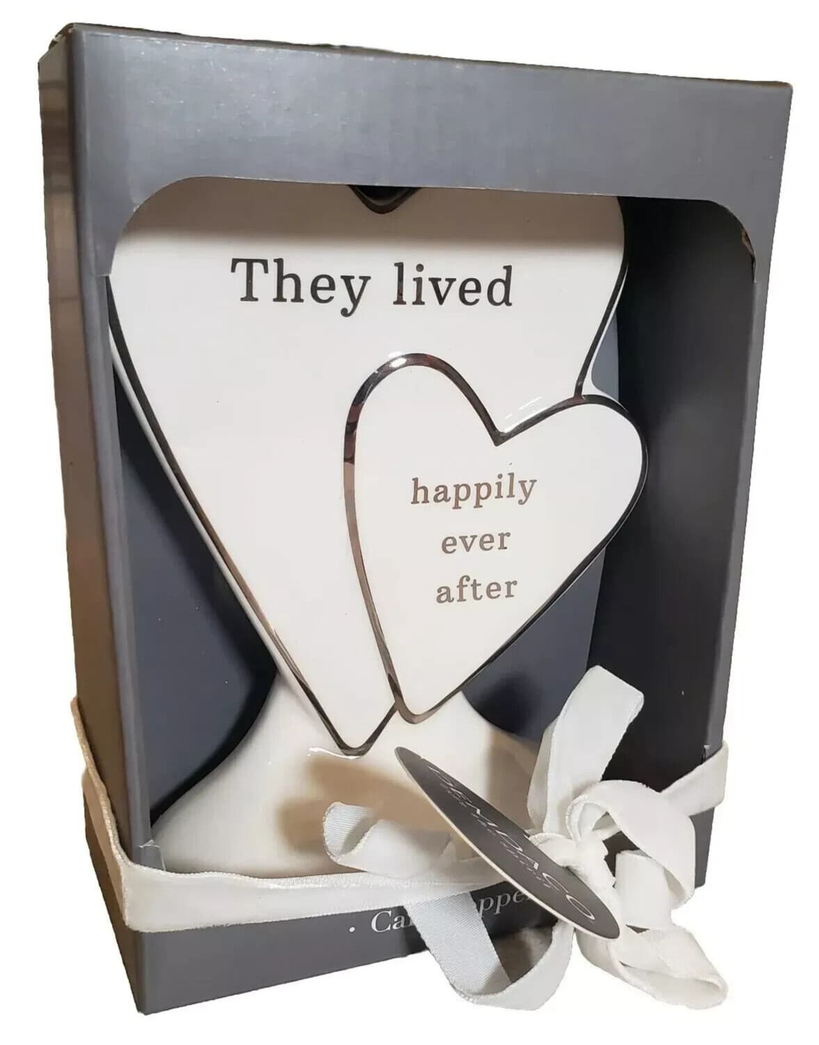 They Lived Happily Ever After Cake Topper Wedding Anniversary Celebrate Party  3