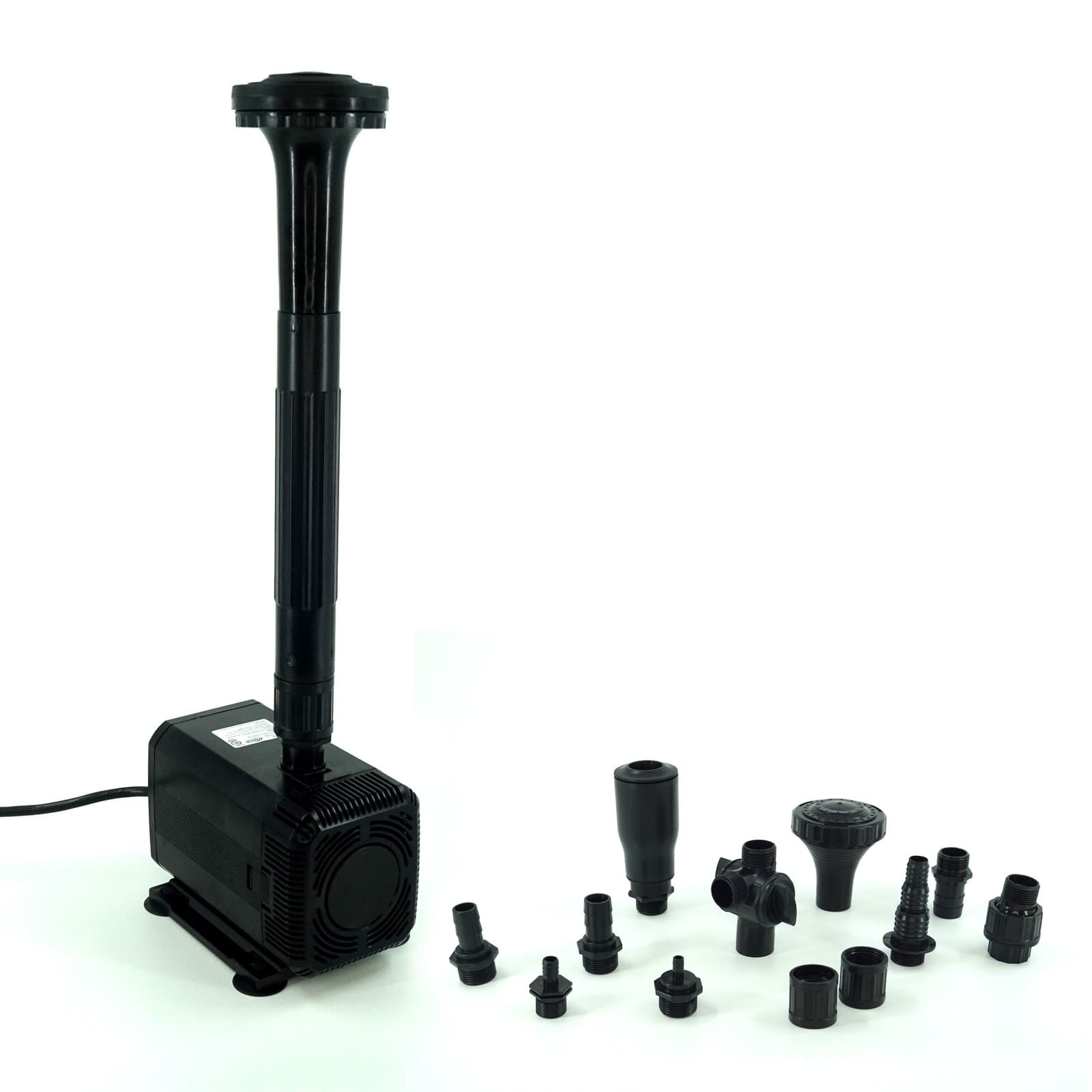 HALF OFF PONDS 950 GPH Submersible Fountain Pump with 30' Cord & Nozzles 3