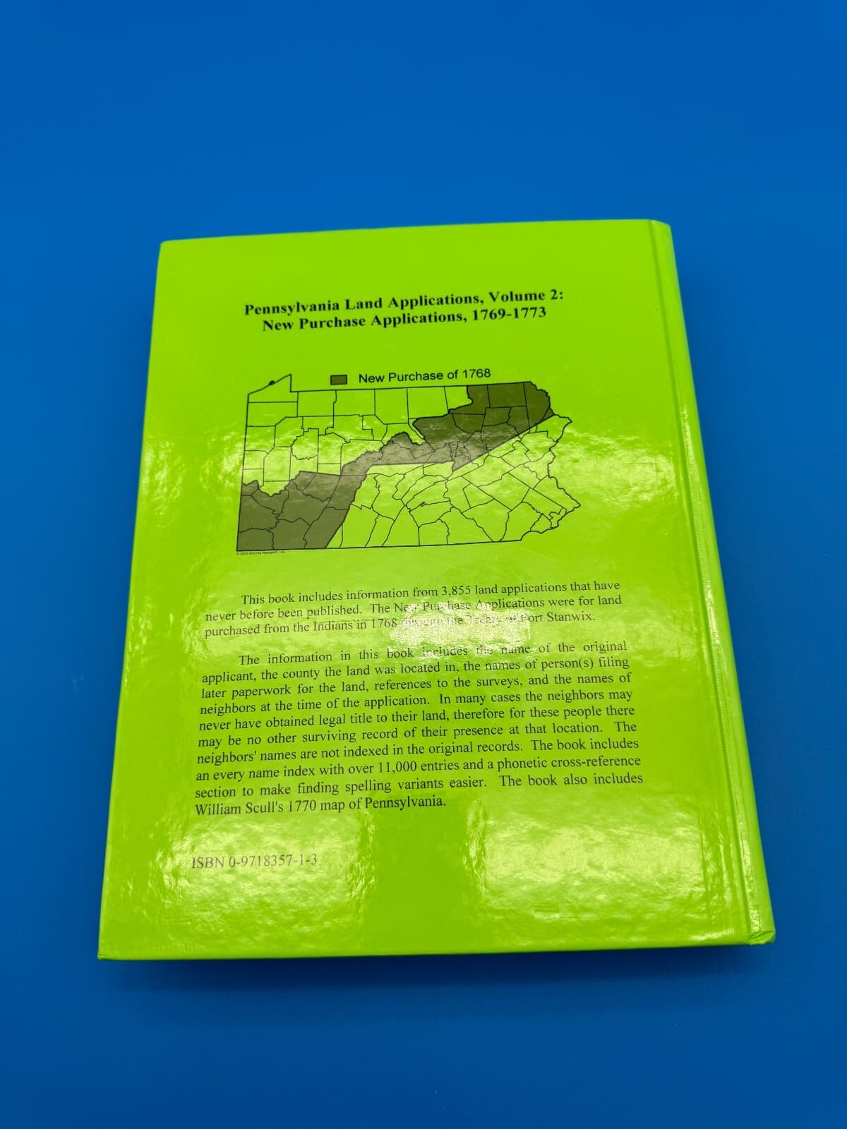 Pennsylvania Land Applications New Purchase Applications 1769-1773 Volume 2 6