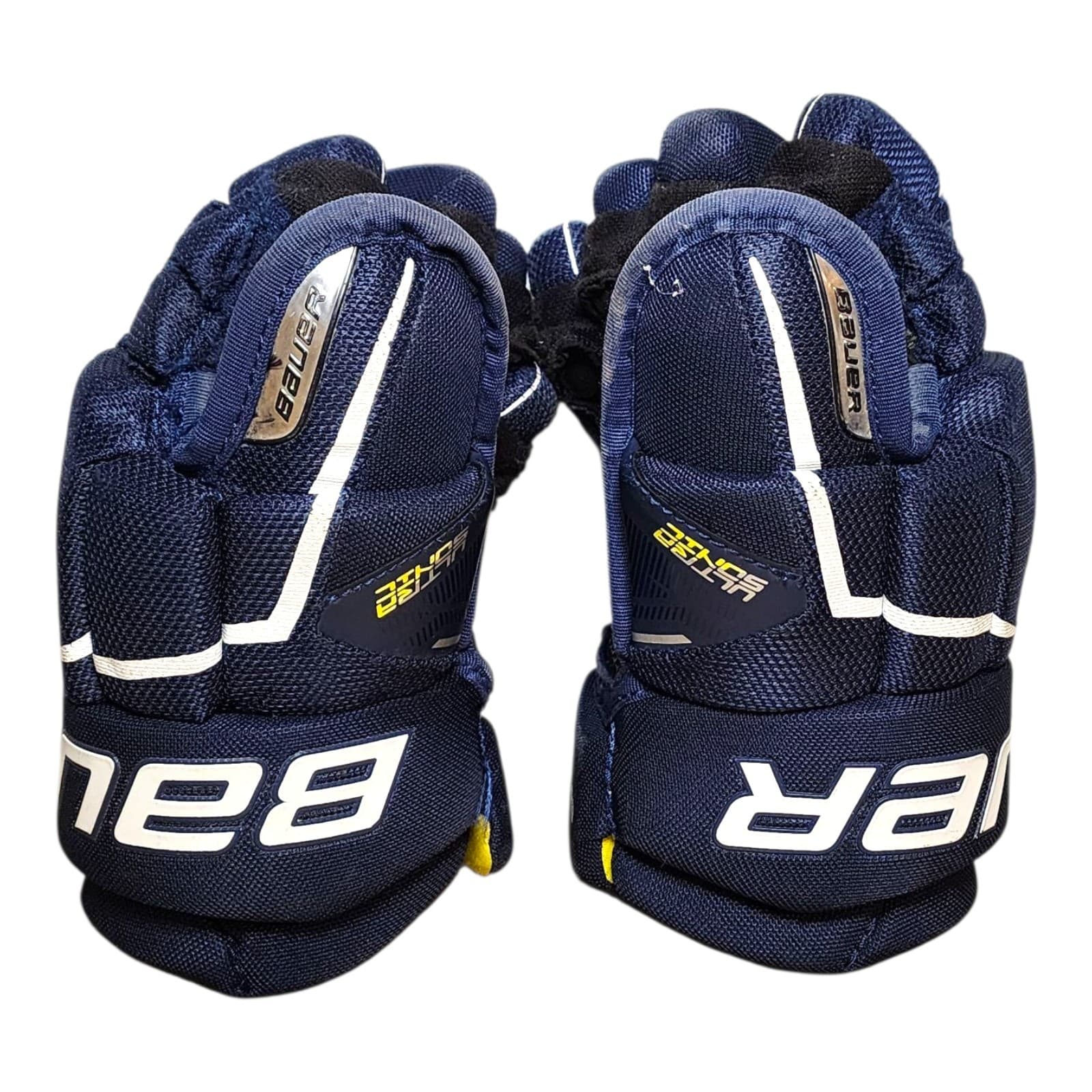 Bauer Supreme Ultrasonic Hockey Gloves Navy Blue Small 9 inch 23 cm pre-owned 4