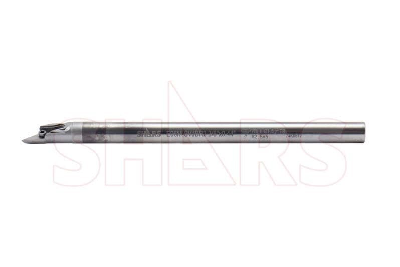 3/8" RH SVJBR Coolant Through Indexable Solid Carbide Boring Bar VBMT S] 5