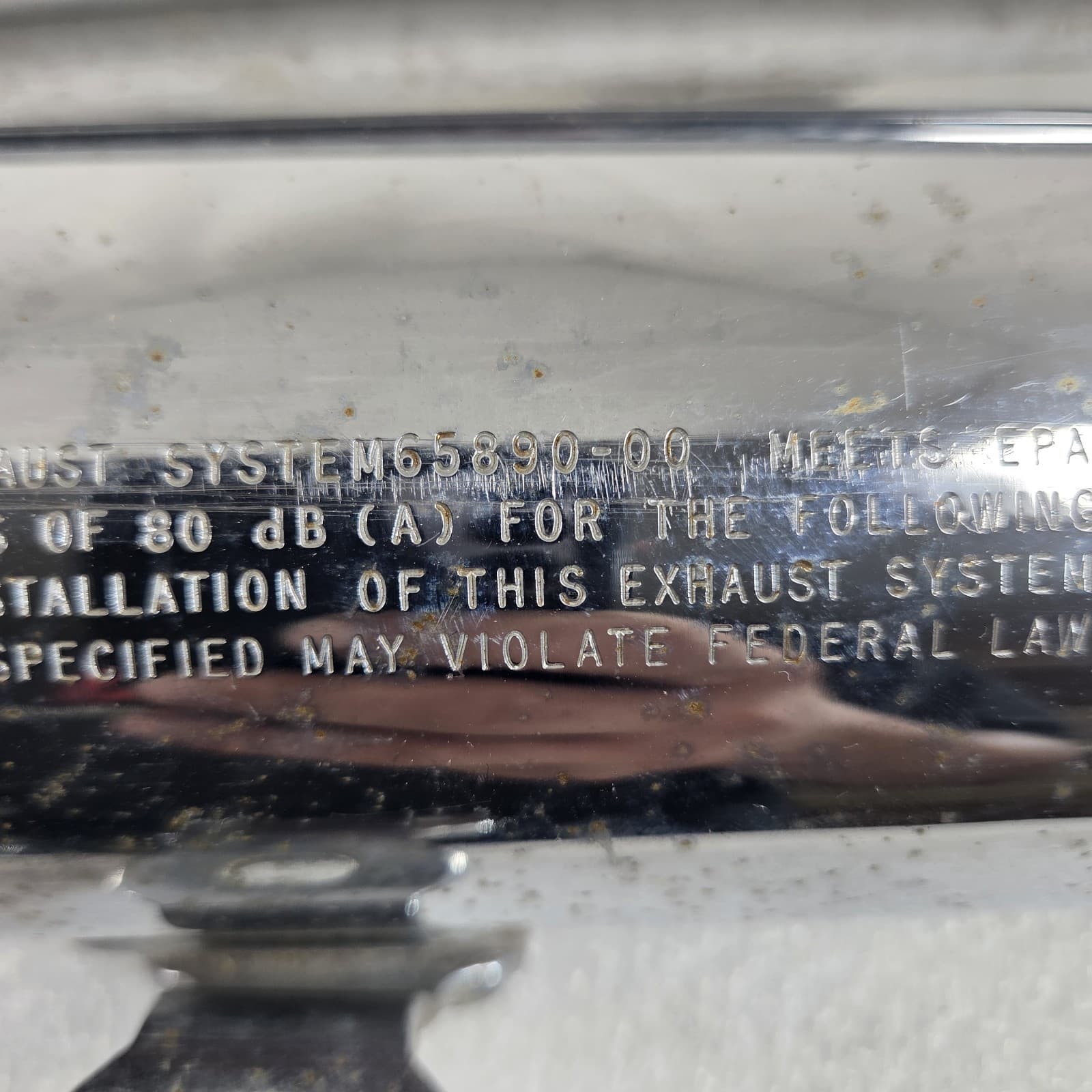 Harley-Davidson Dyna FXD FXDL FXDX OEM Mufflers Exhaust Set 65094-00 & 65890-00  6