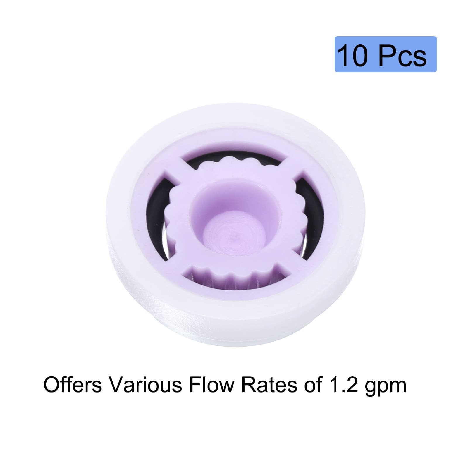 10Pcs Flow Reducer Limiter 1.2pgm Water Flow Reducer For Shower Head 4
