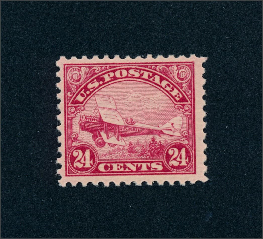 drbobstamps US Scott #C6 Mint Hinged Airmail Stamp Cat $65