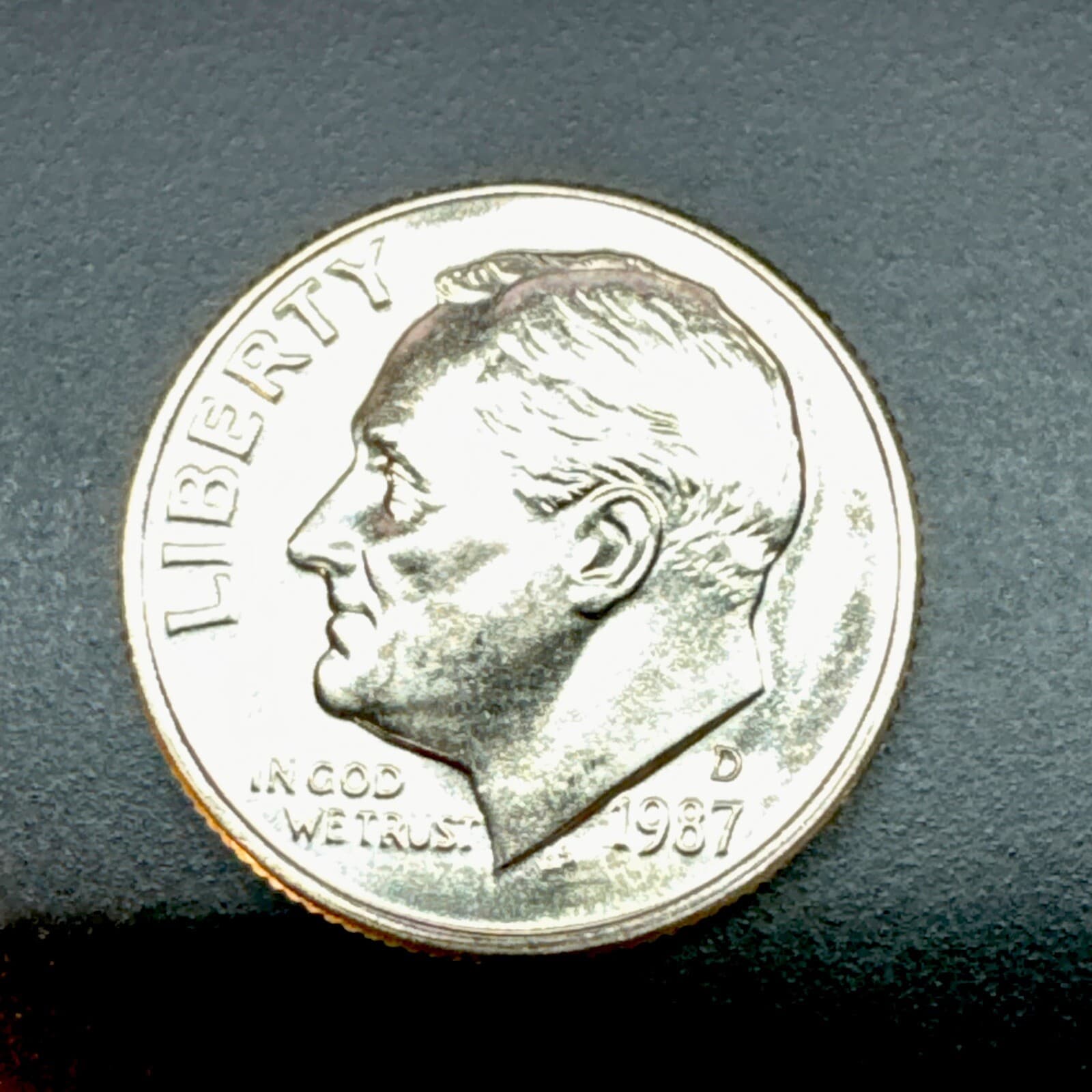 1987 D Roosevelt Dime - BU Gem - Uncirculated - Free Shipping