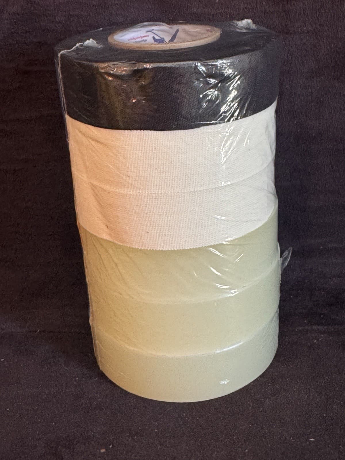 Sports Tape Hockey Tape Six Pack White, Black & Clear Stick & Shin Pad Tape 2