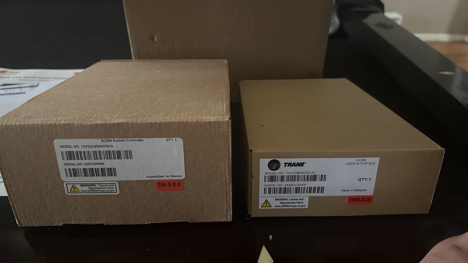 Trane  Link UX360 Smart Thermostat and SC360 System Controller 6