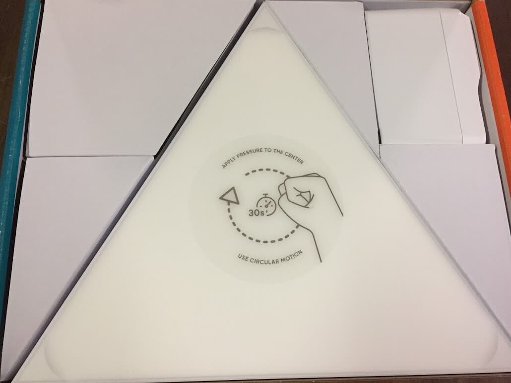 EcoSmart Smart Color Changing Dimmable 5 Geometric Triangle LED Light Panels 4