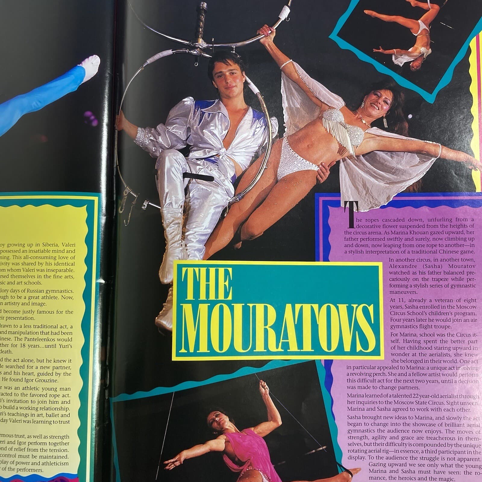 Ringling Bros Barnum Bailey Circus Magazine Clowns Acrobats 122nd Edition 1990s 3