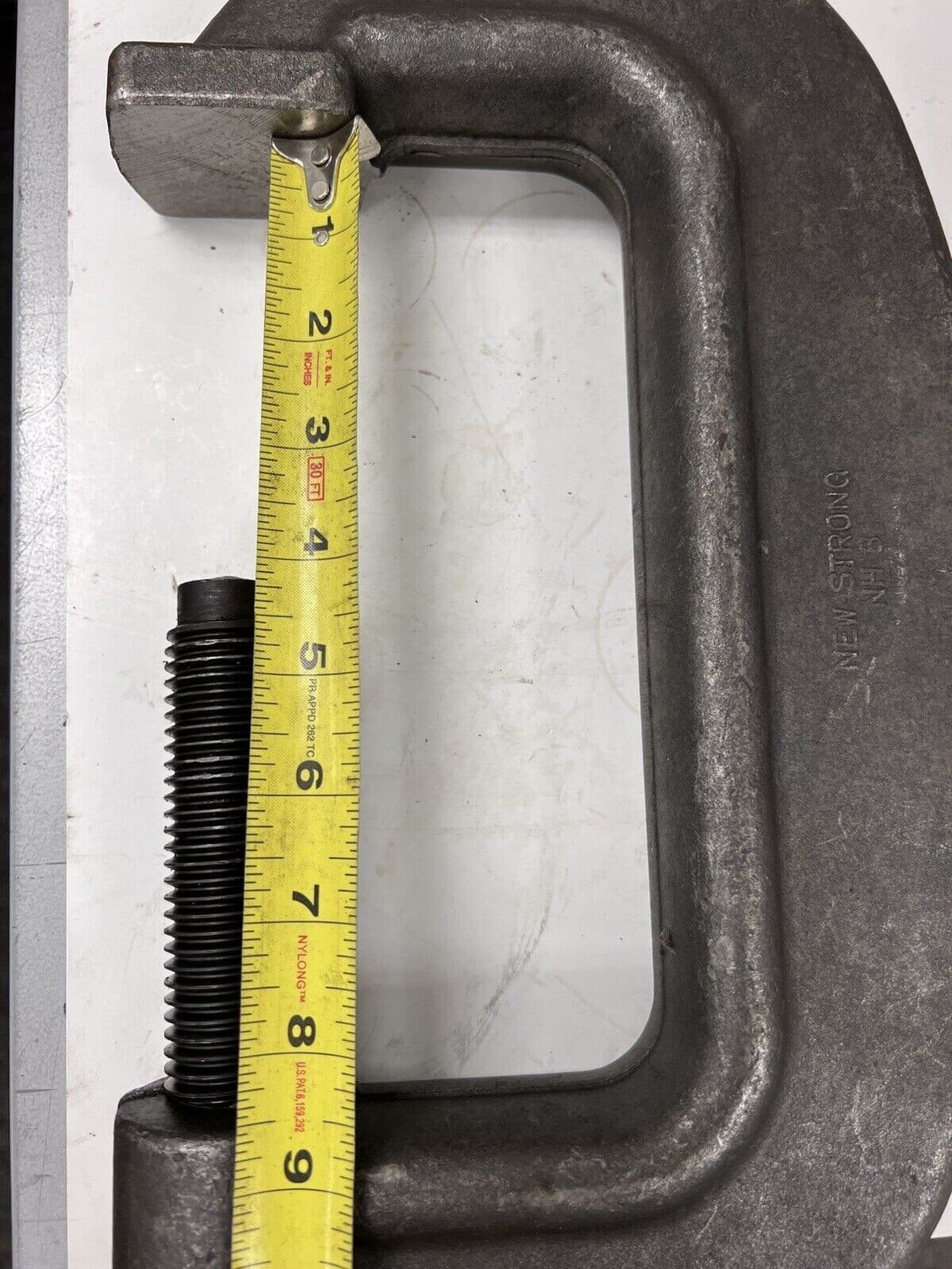 Heavy Duty Boiler Bridge Worker New Strong CC8H Forged Steel 8” C Clamp 3