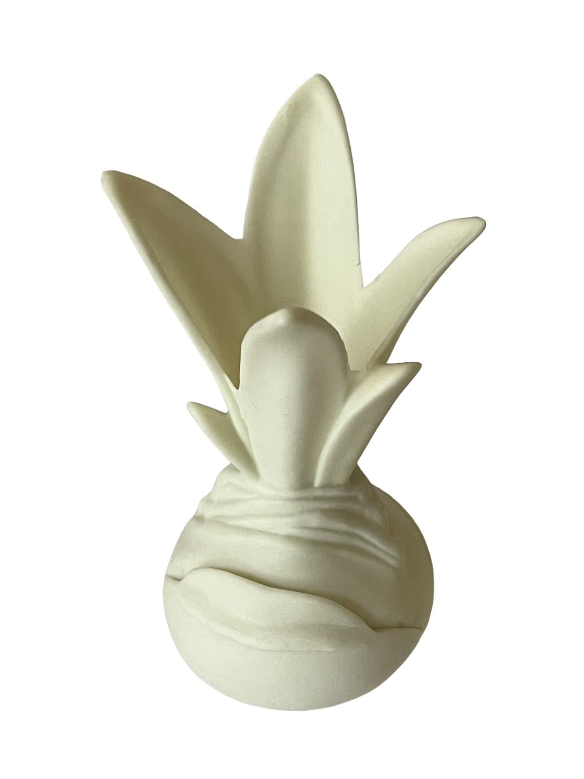 Vintage DEPT 56 Ivory Amaryllis Bulb Porcelain 3.5” Set Of 4 Card Holders 2