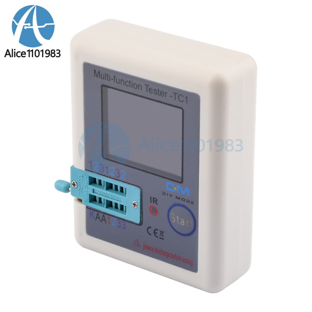 LCR-TC1 Transistor Tester Diode Capacitance Meter LCR ESR NPN PNP MOSFET Test 2