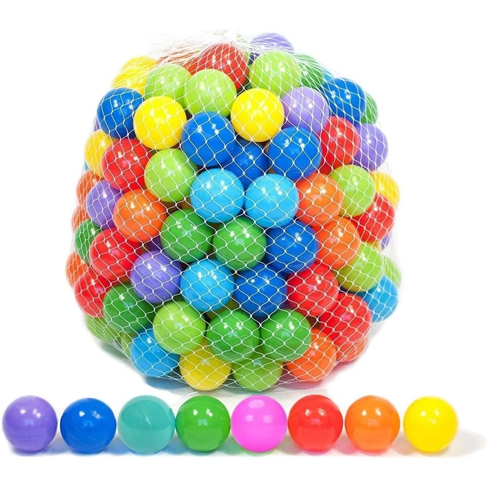 100PCS Baby Kids Soft Play Balls For Ball Pit Ocean Swim Pool Playpen Toy NEW 2