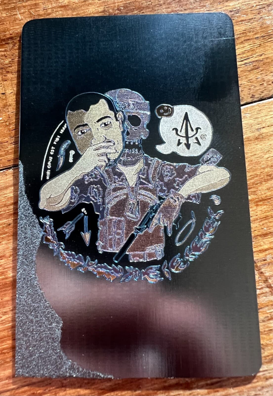 Ed's Manifesto x Mummert Knives "It's Just a Ride" CC-L Cutting Card EDC 5