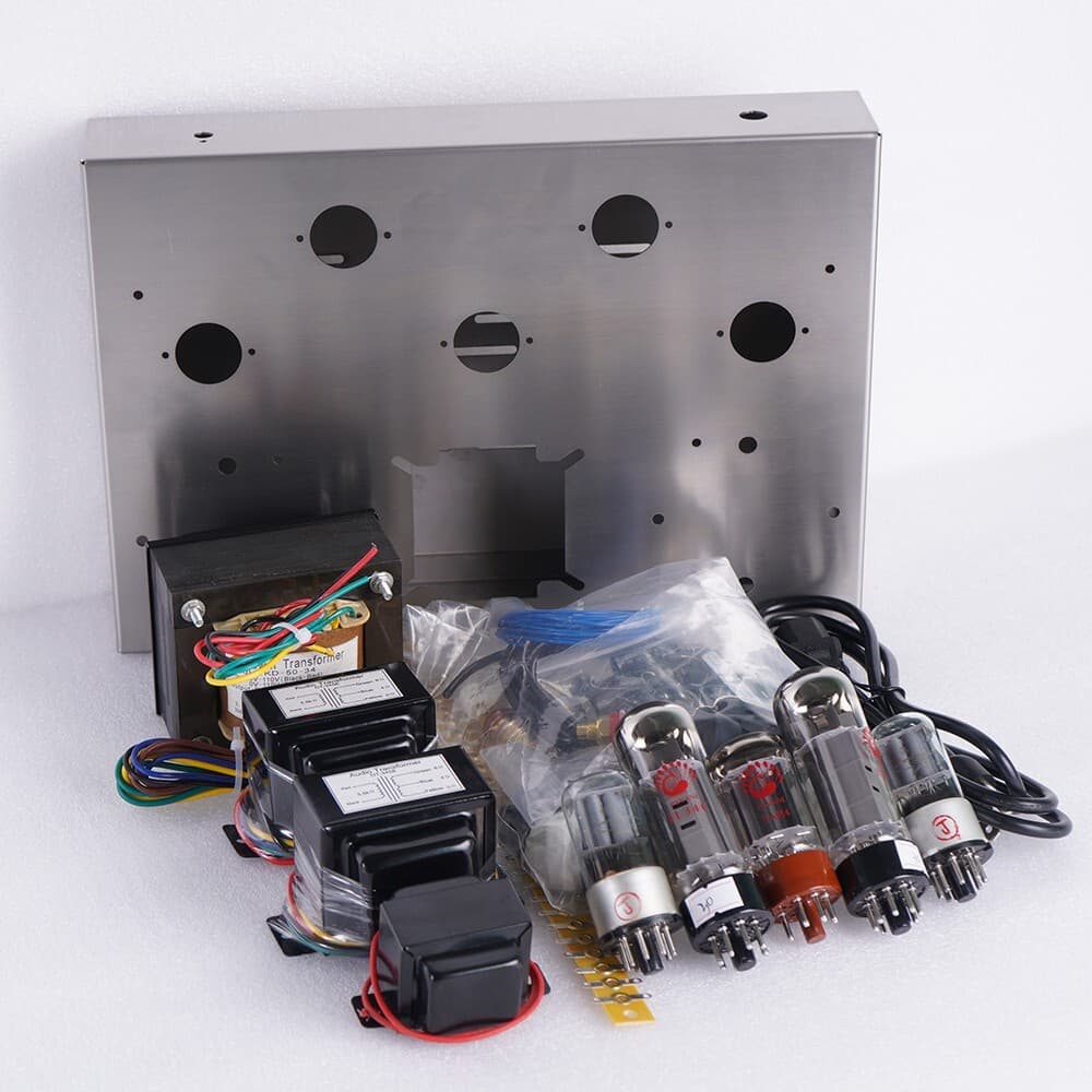 Class A Single Ended EL34 5Z3P Tube Audio Amplifier 13W*2 HIFI Valve Amp DIY Kit 4