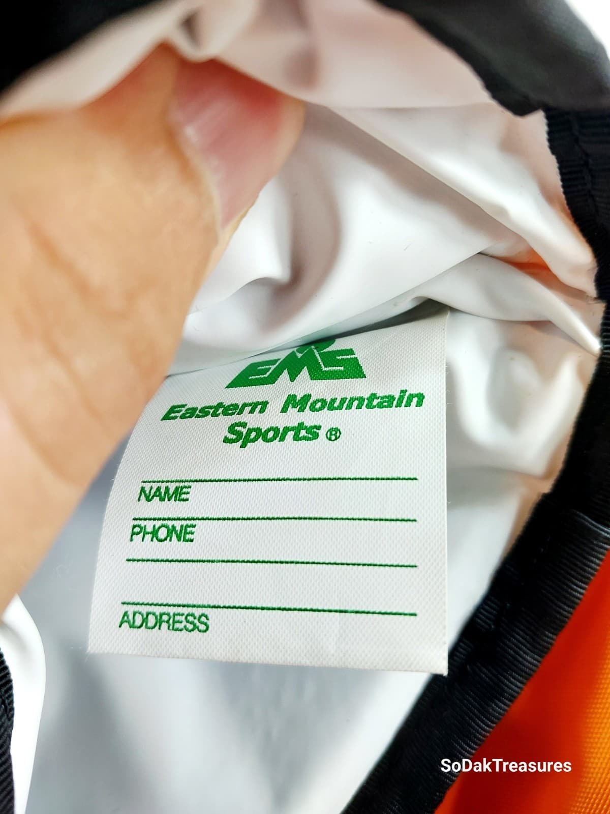 EMS Eastern Mountain Sports Insulated Cooler Lunch Bag Orange 6