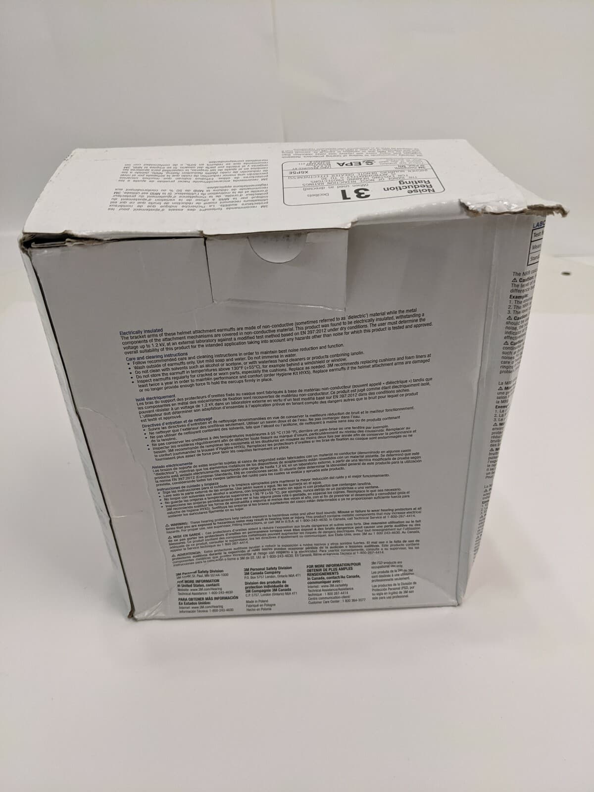 3M PELTOR Hard Hat Attached Electrically Insulated Earmuffs X5P5E 4