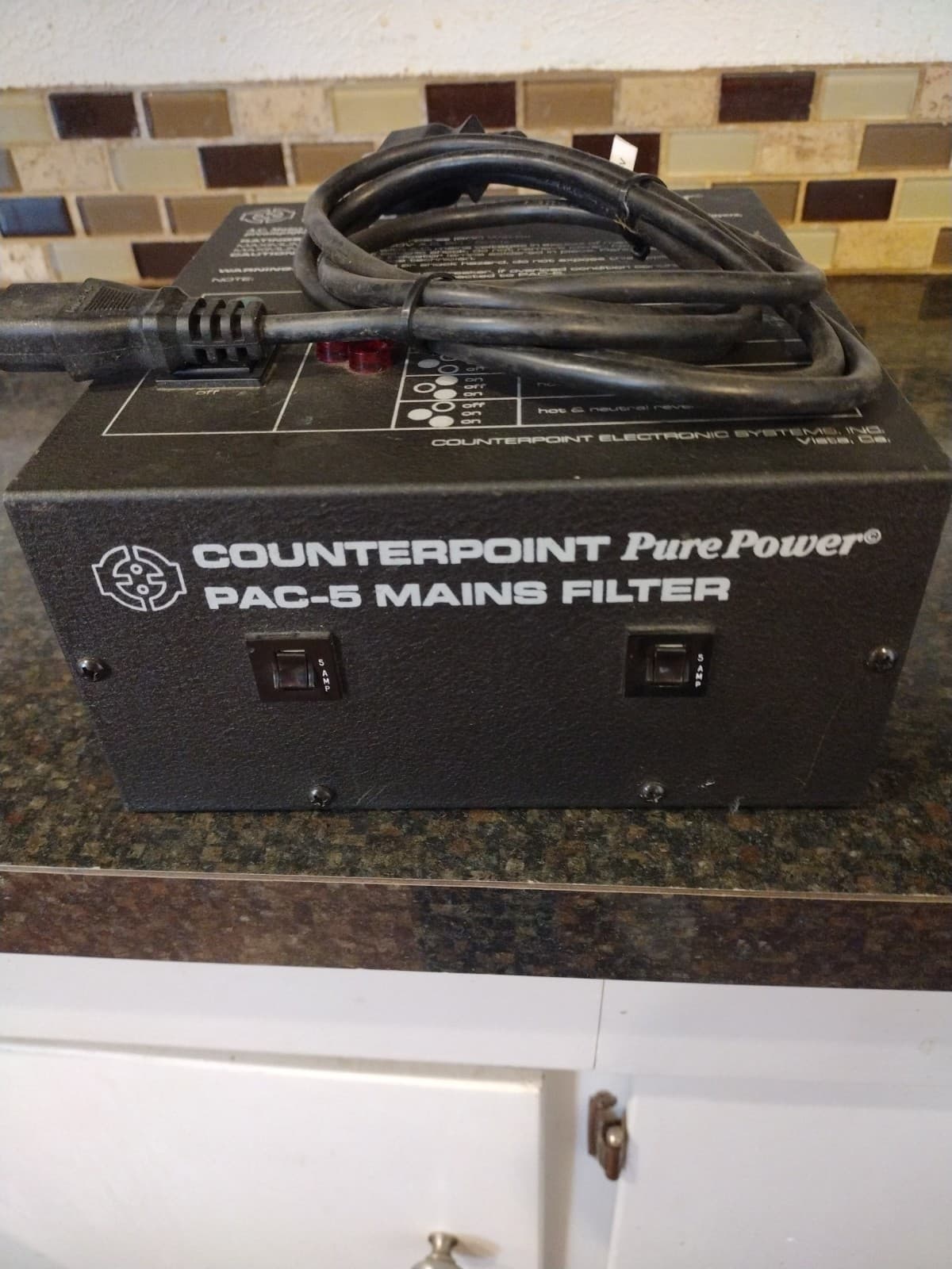 VTG Counterpoint PAC‑5 PurePower Mains Power Filter Audiophile AC Conditioner C2 6