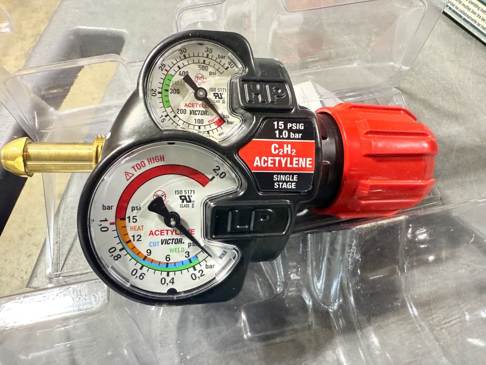 Victor Edge Series 2.0 ESS42 Acetylene Regulator ESS42-15-510 4