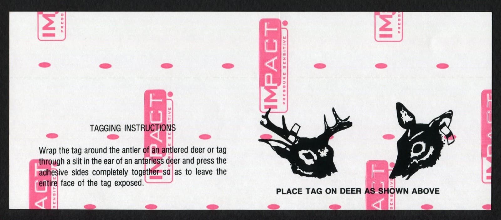 TTD122 Fort Berthold 2010 Anterless Deer Unit 2 Deer Gun Tag Indian Reservation 3