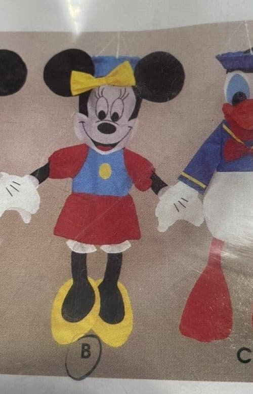 Disney Mickey & Minnie Characters Windsock Colores 100% Nylon Made in the USA 6
