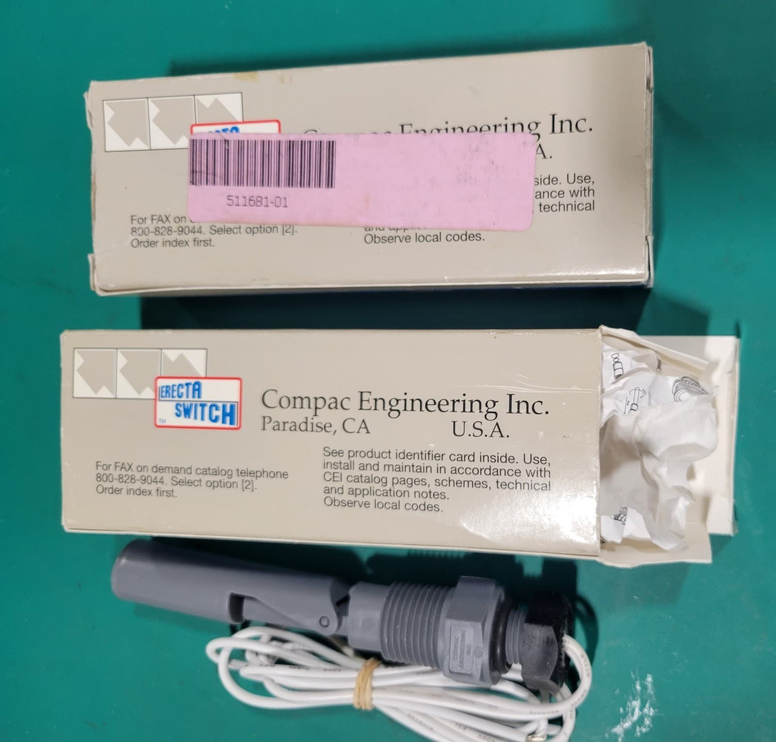 Electrovert Aquastorm Float Switch Compac Engineering 15-650-PP 2