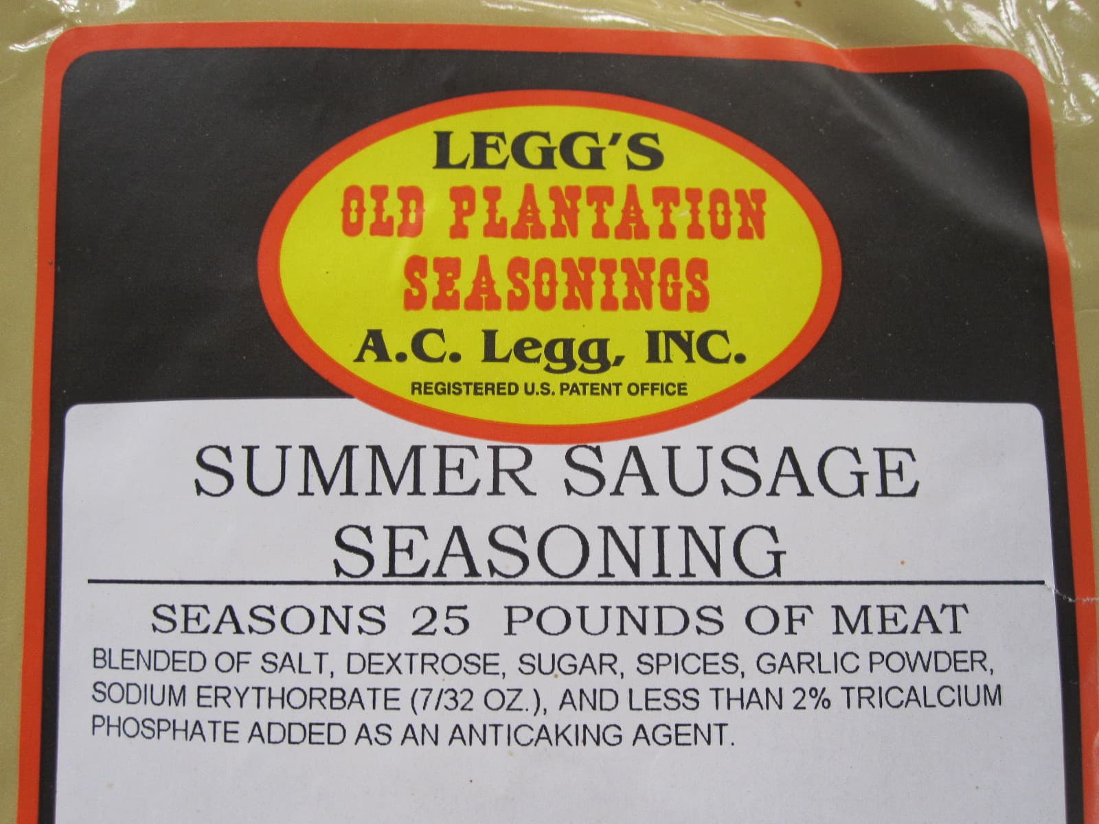 Summer Sausage Seasoning AND Casing Sleeves for 25 lbs.  Add Venison, Beef etc 4