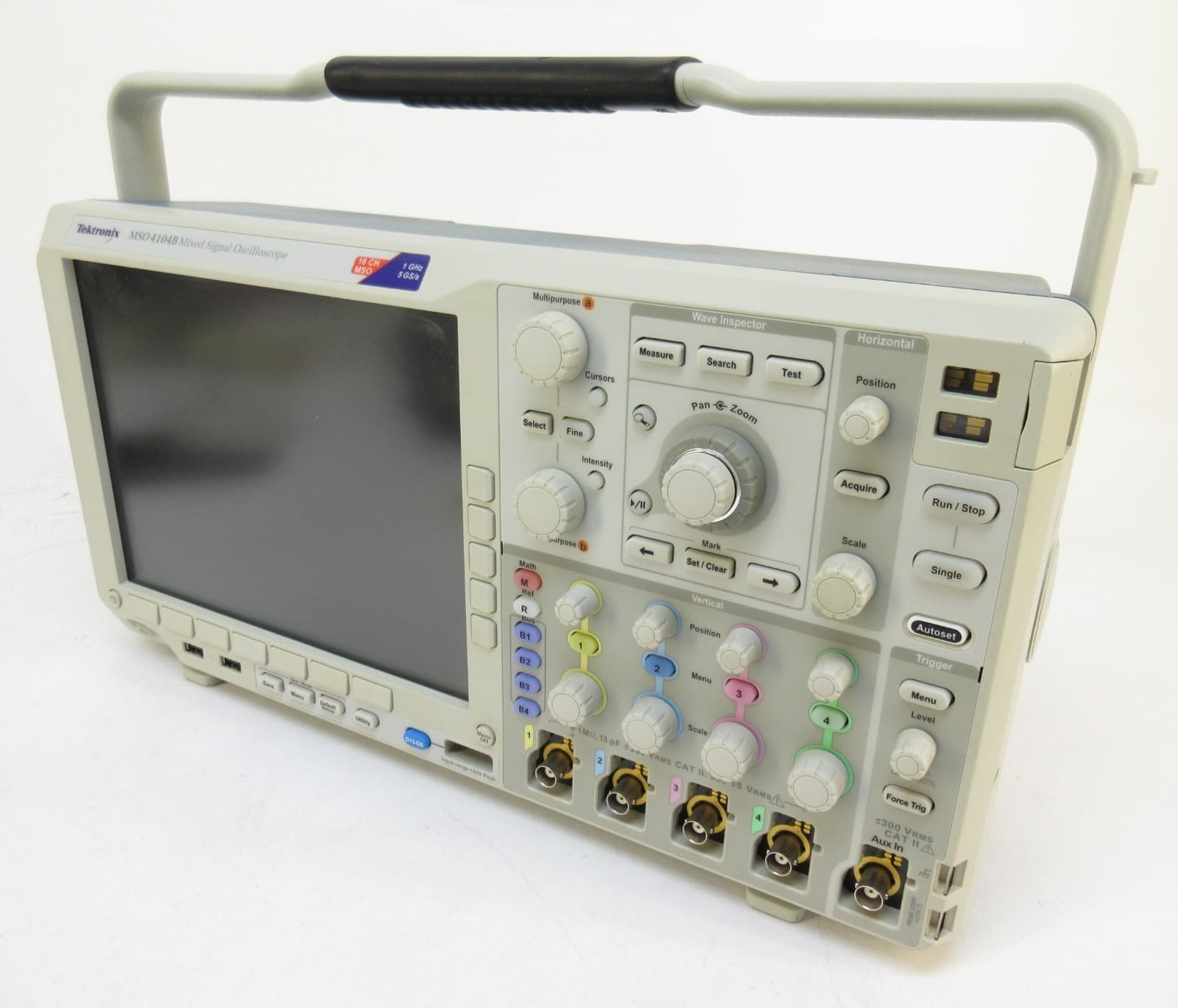 Tektronix MSO4104B Mixed Signal Oscilloscope 1GHz, 5GS/s, 4+16 channels 3