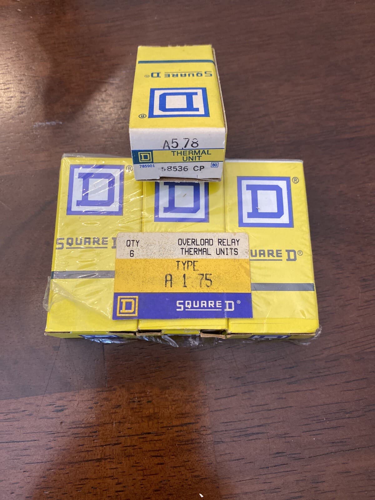 NIB Square D Type A Overload Relay Thermal Heater Unit, Sizes A.47 - A25.2 2