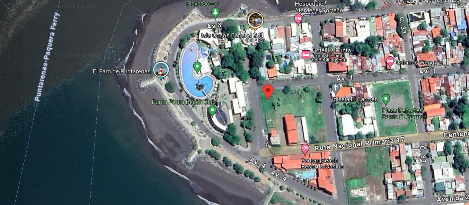 3 Commercial Lots a Block From The Ocean In Puntarenas, Costa Rica. 5