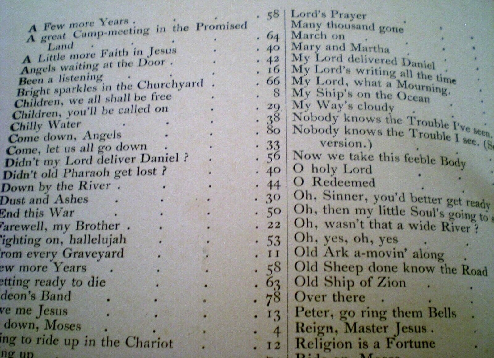 1915 JUBILEE AND PLANTATION SONGS ~ JUBILEE SINGERS ETC. ~ AFRICAN-AMERICAN  4