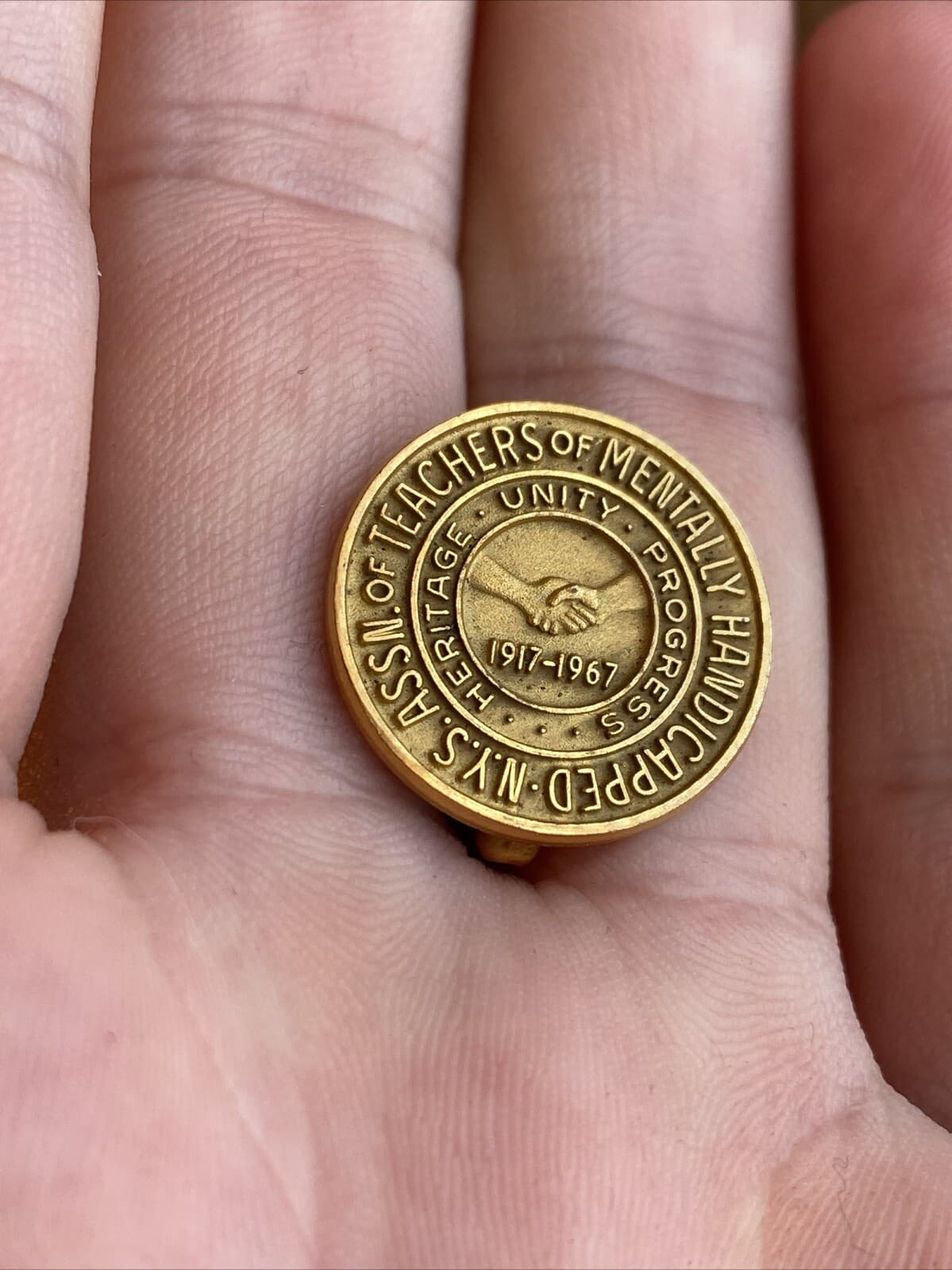 1917-1967 50 Years NYS NEW YORK STATE ASSN TEACHERS OF MENTALLY HANDICAPPED Pin 2