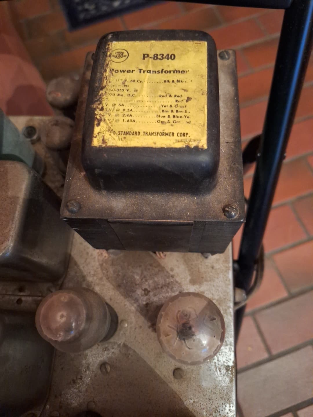 Scott 800b amplifier tube amp Radio Chrome See Video 2