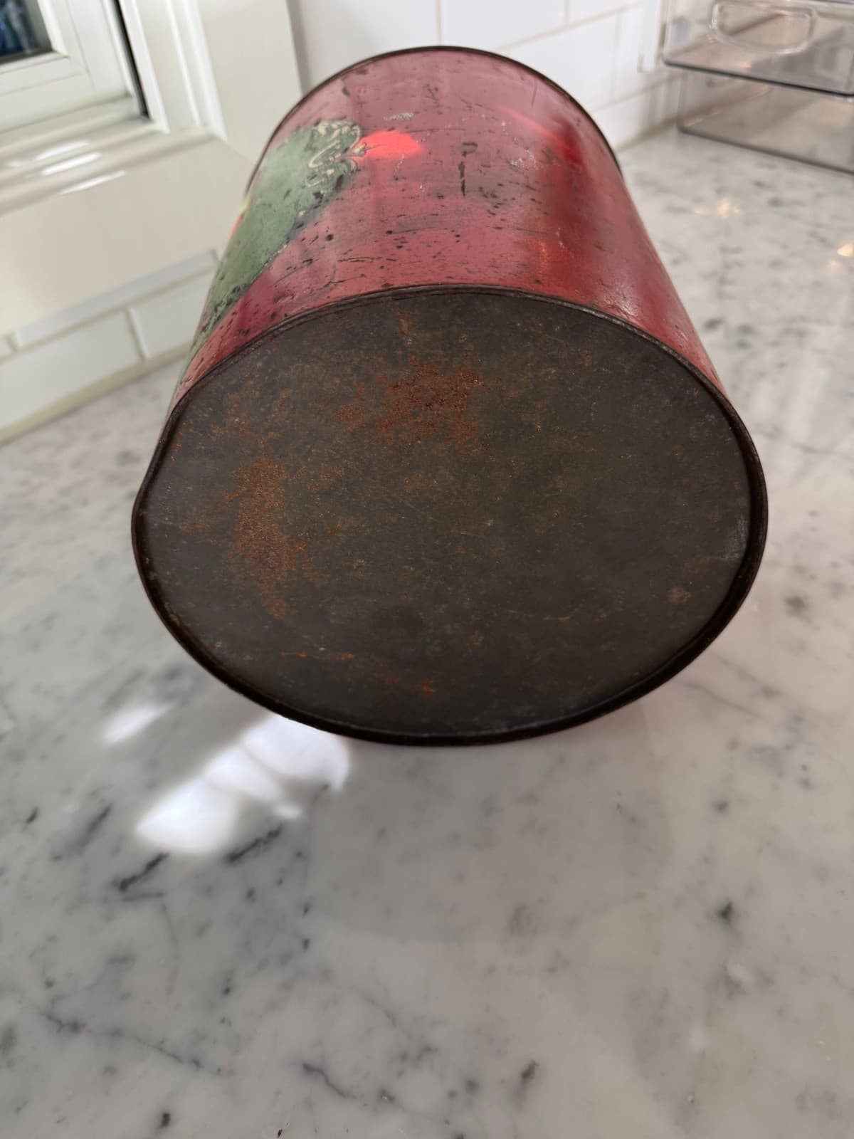 Extremely Rare Planters Mr Peanut Clean Crisp Ten Pound Tin 6