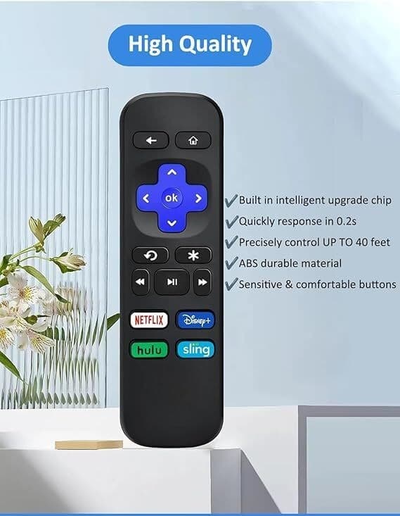 2pack Remote Control Replacement for Roku Box Express /Premiere/ Player 2