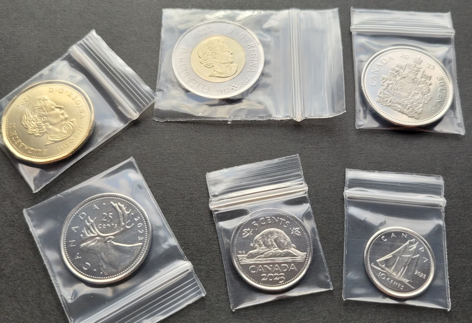***CANADA 2023 COINS LOT *** FIRST STRIKE MINT ROLLS ***