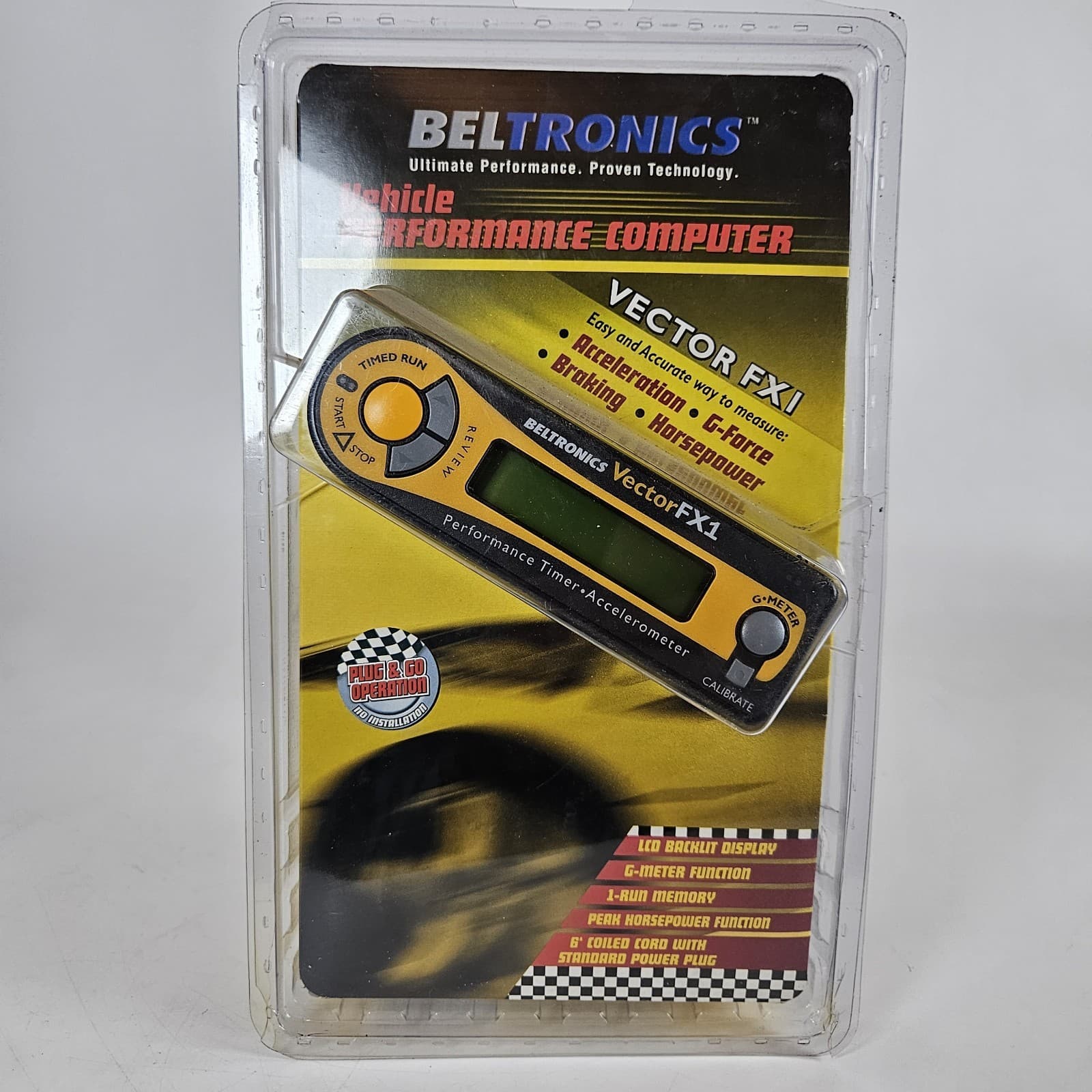 Beltronics Vector FX1 Performance Timer Accelerometer Open Box 2