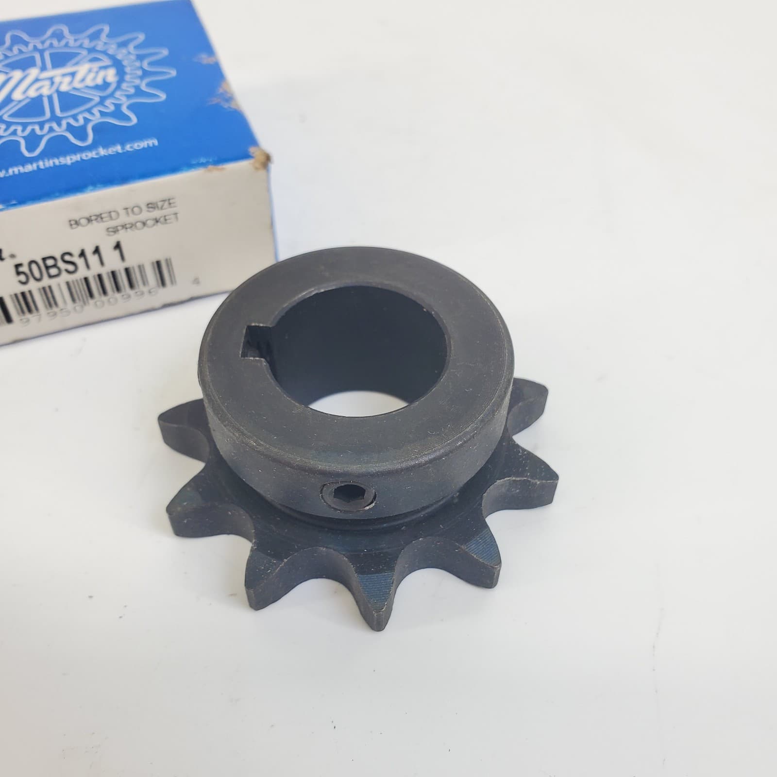 Martin Sprocket 50BS11 1 #50 11 Teeth 1" Keyed Bored To Size Sprocket 50BS111 2