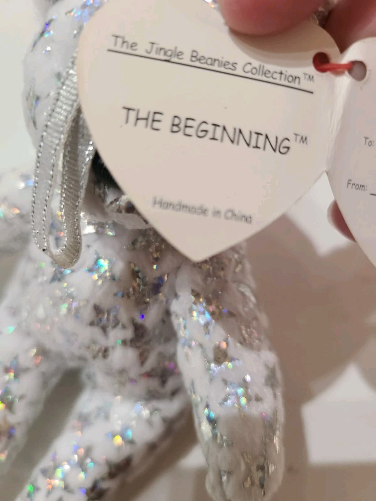 Ty Beanie Baby Ornaments Lot Of 3 The Beginning Halo II 1998 Holiday Teddy Bears 3