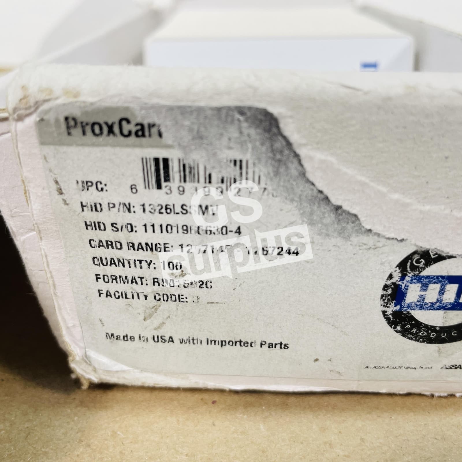 (QTY X 52) HID 1326LSSMV ProxCard II Proximity Cards (New no box) 2