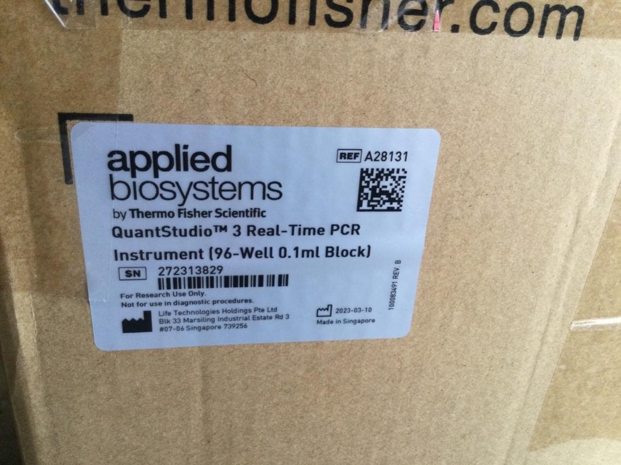 Applied Biosystems StepOnePlus Real-Time PCR System, 4376592 2