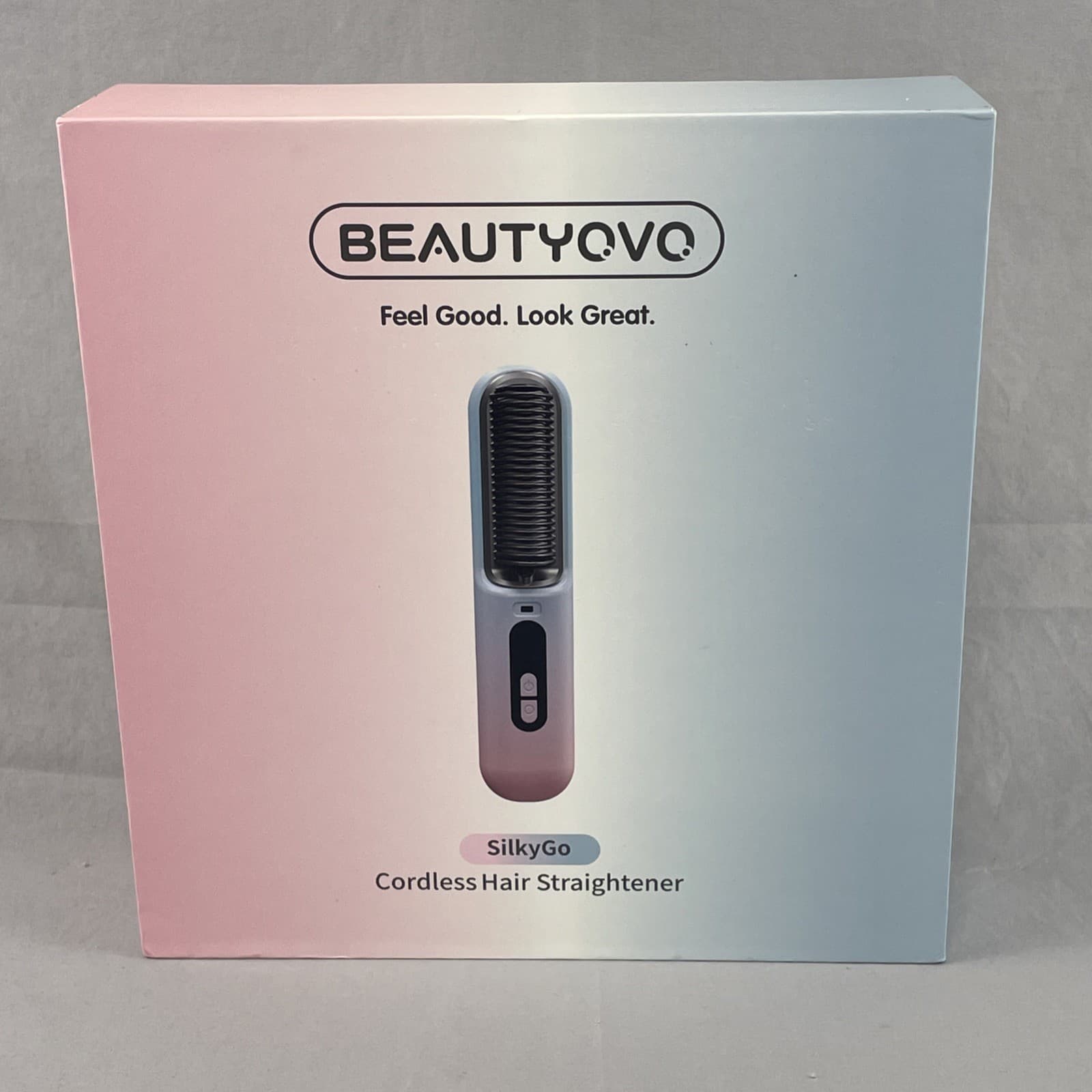 BEAUTYOVO Travel TSA-Friendly Cordless Hair Straightener/Comb/Curler Open Box 5