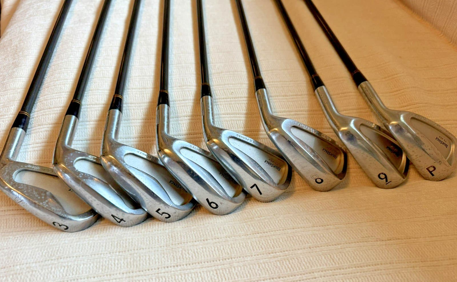 Bridgestone TOURSTAGE TS-202 Iron Set 8pcs 3-Pw S flex TourStage TDI-50M shafts 2