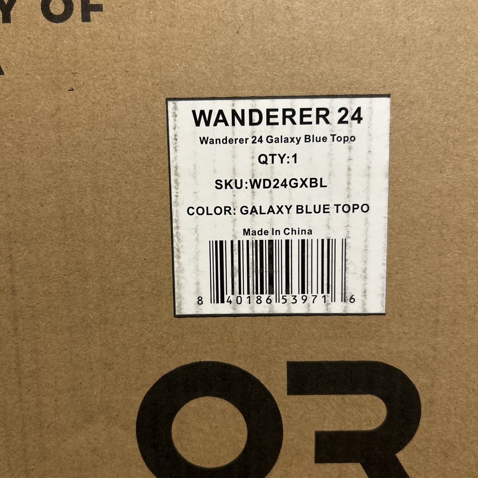 Orca Wanderer 24 Soft-Side Cooler Galaxy Blue TOPO 3