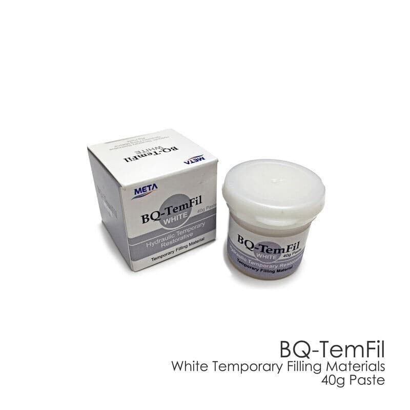 META MD TEMP DENTAL TEMPORARY  FILLING MATERIAL 40 GRAM WHITE JAR 