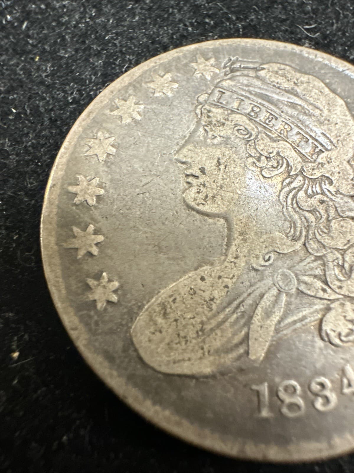 1834 Capped Bust Silver Half Dollar 5