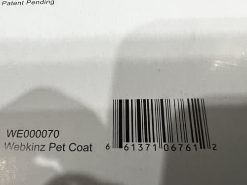 Ganz Webkinz Pet Coat BRAND NEW in Sealed Pkg w/ Sealed, unused code Dogs Cats 5