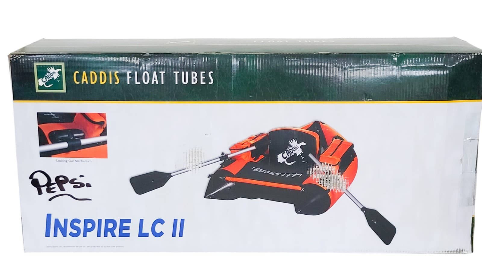 Caddis Inspire-LC-II Fishing Float Tube Inspire/2 With Oars New In Box