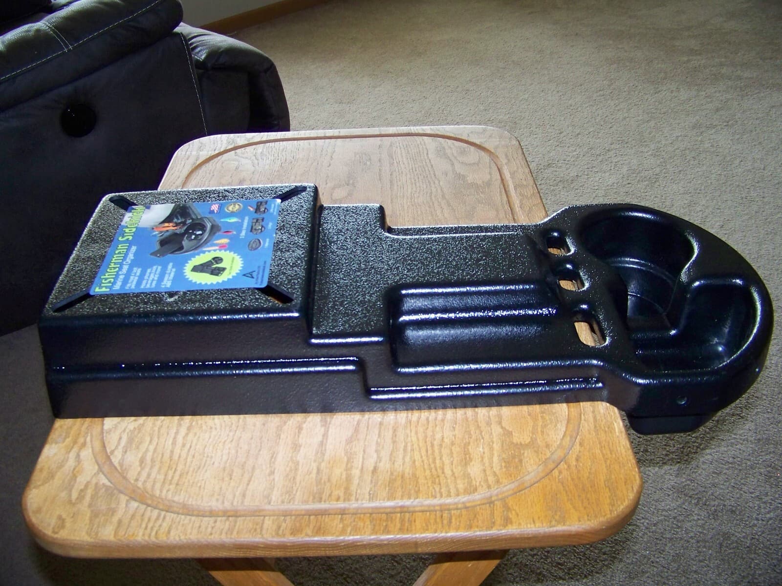 FISHERMAN SIDEKICK MARINE SEAT ORGANIZER FOR 4 BOLT PEDESTAL SEATS HOLDS A LOT! 2